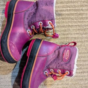 Keen Kids Magenta Snow Boots